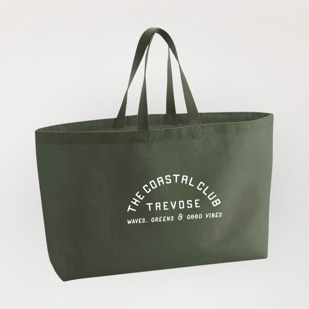 TCC | Oversized Beach Bag | Olive Green